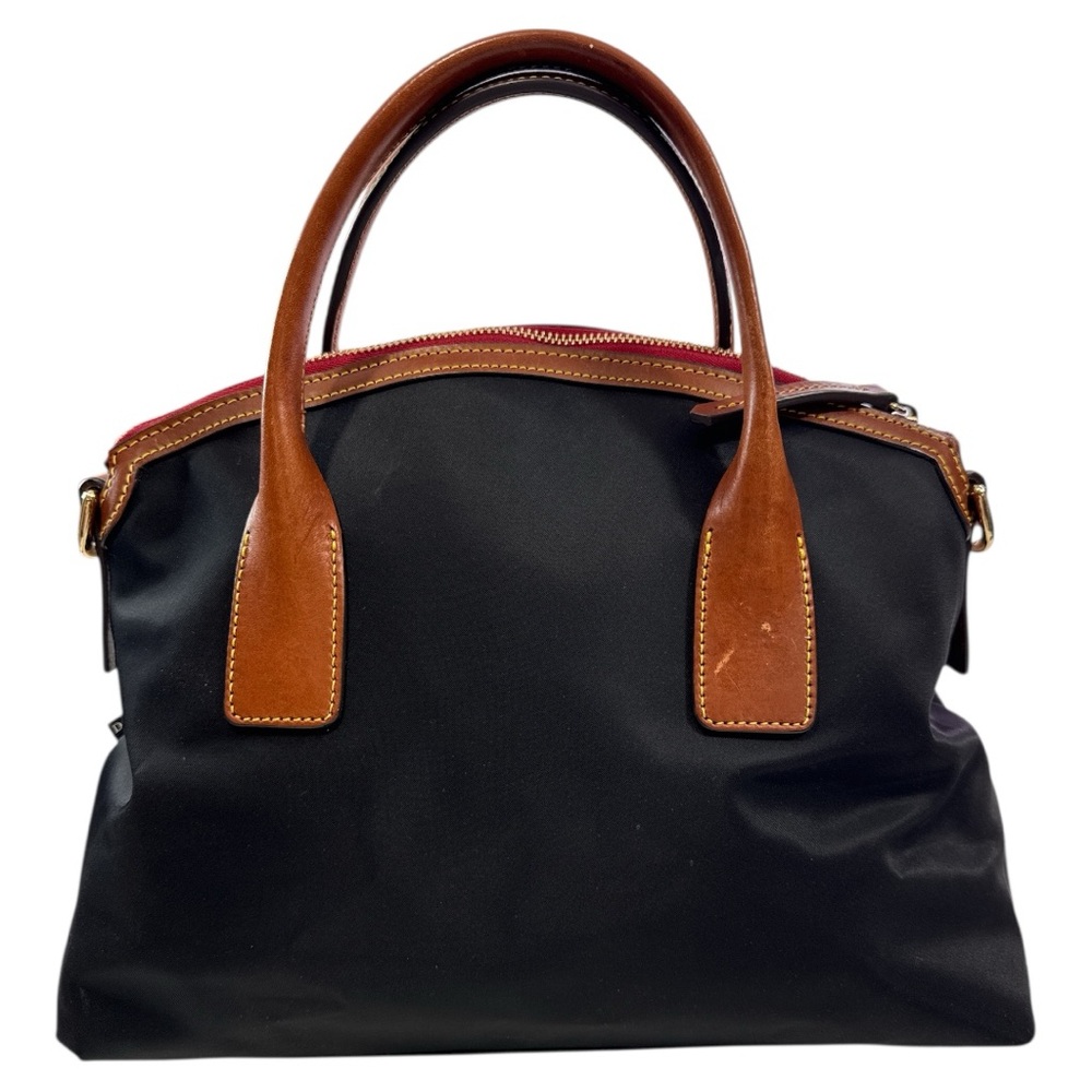 DOONEY AND BOURKE WAYFARER BLACK NYLON SATCHEL HANDBAG CROSSBODY PURSE - Picture 2 of 10